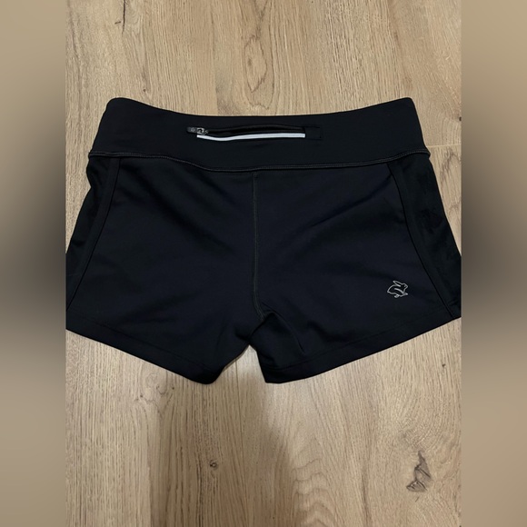 Rabbit black athletic shorts with reflective stripe - Picture 1 of 6